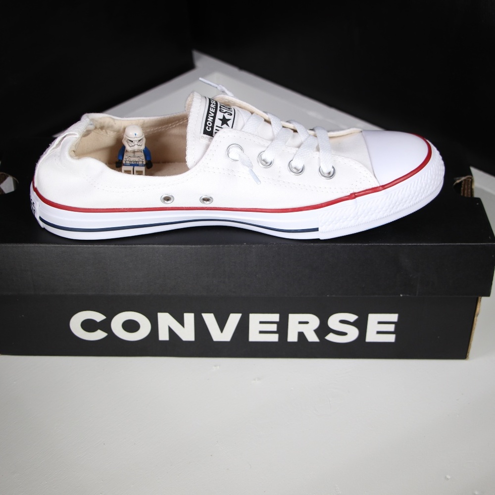 Converse White Shoreline AllStar Slip On - Picture 1 of 7